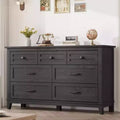 Acekool 7 Drawer Dresser, 54 Wide Chest with Storage, Wooden Closet Organizer for Bedroom, Living Room, Entryway