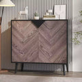 31.5 Storage Cabinet with Shelf & Doors, Modern Sideboard Buffet, Free-Standing Accent Cabinet for Dining Room, Living Room, or Entryway