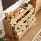 Cassettiera con maniglie in metallo