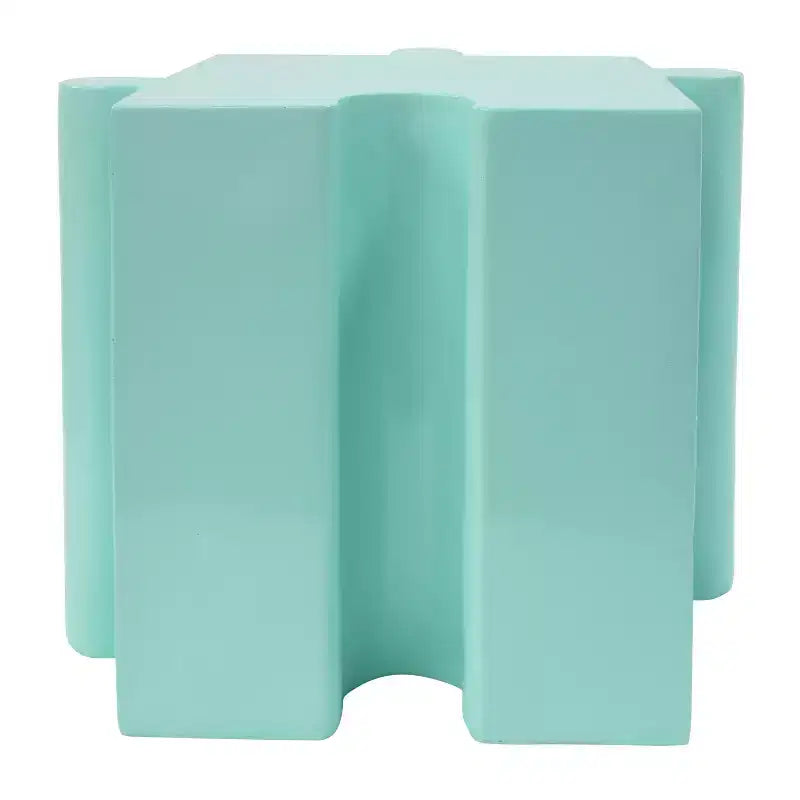 Tavolino modulare con puzzle, tavolino in MGO per uso interno ed esterno, soggiorno, patio
