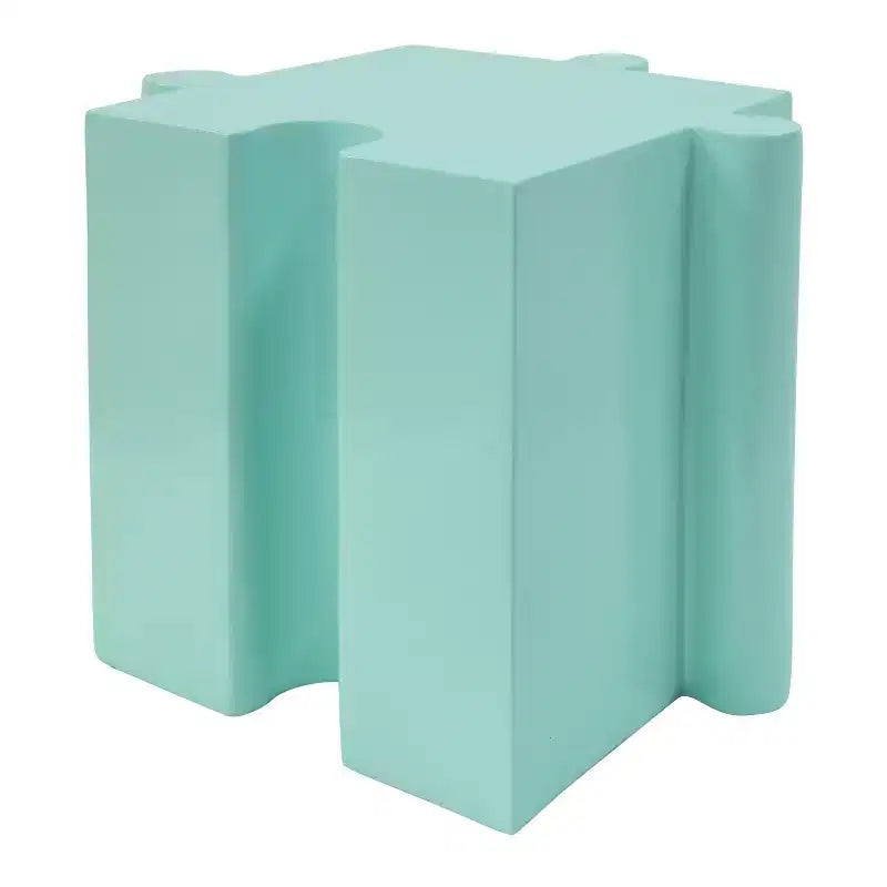 Tavolino modulare con puzzle, tavolino in MGO per uso interno ed esterno, soggiorno, patio