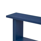 Tavolo consolle da ingresso da 60 pollici con ripiano aperto e gambe a T