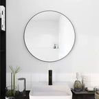 Specchio da bagno a parete 24x32 pollici con cornice in alluminio