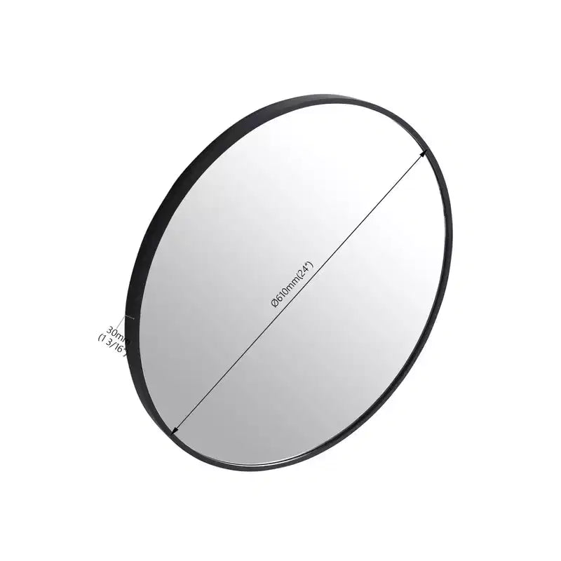 Specchio da bagno a parete 24x32 pollici con cornice in alluminio