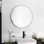 Specchio da bagno a parete 24x32 pollici con cornice in alluminio