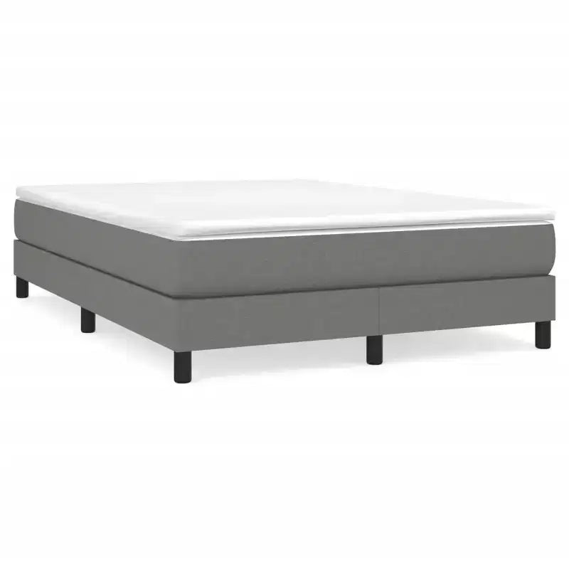 Struttura letto matrimoniale queen size con rivestimento in tessuto
