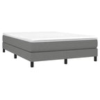 Struttura letto matrimoniale queen size con rivestimento in tessuto