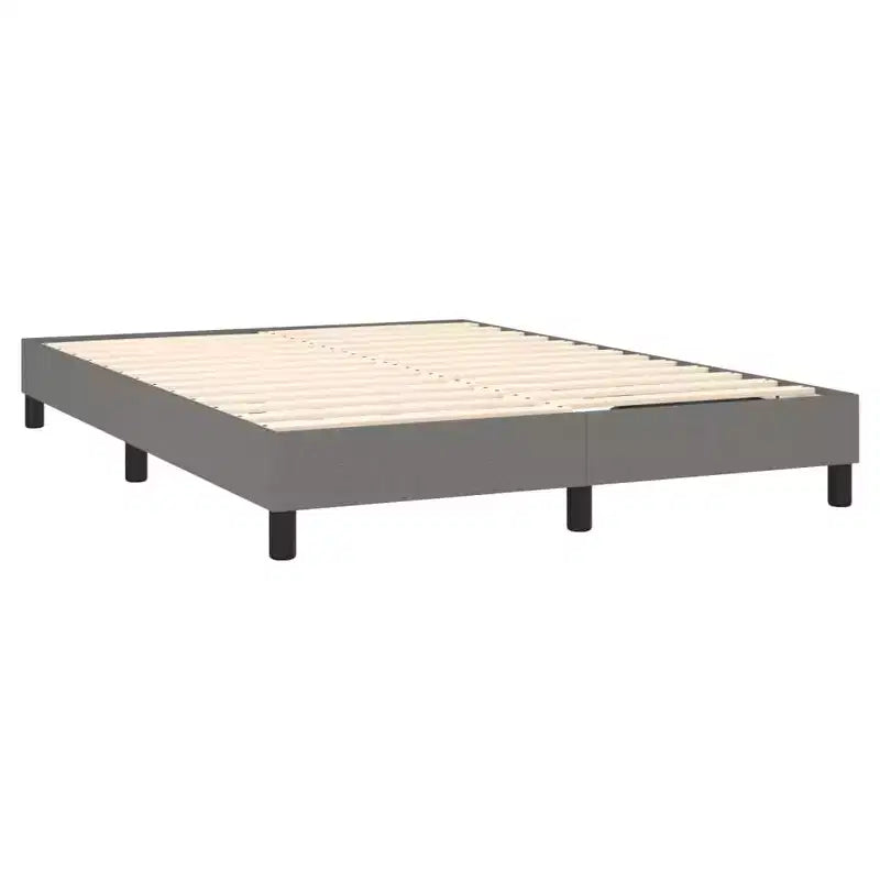 Struttura letto matrimoniale queen size con rivestimento in tessuto