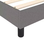 Struttura letto matrimoniale queen size con rivestimento in tessuto