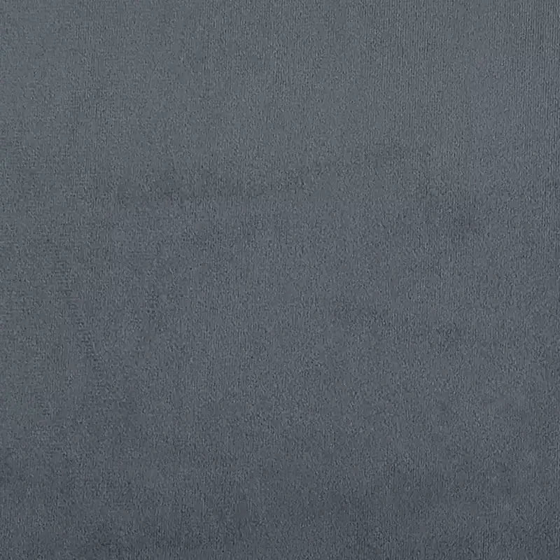 Struttura letto a piattaforma in velluto grigio scuro, Twin XL, con doghe in legno