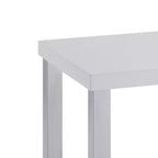 Tavolino Accent 22" Bianco Lucido / Gambe Cromate