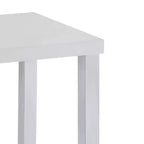 Tavolino Accent 22" Bianco Lucido / Gambe Cromate