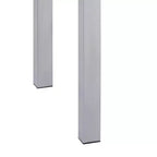 Tavolino Accent 22" Bianco Lucido / Gambe Cromate