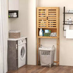 Mobiletto portaoggetti da bagno sopra il WC – Scaffale da bagno in bambù