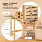 Mobiletto portaoggetti da bagno sopra il WC – Scaffale da bagno in bambù