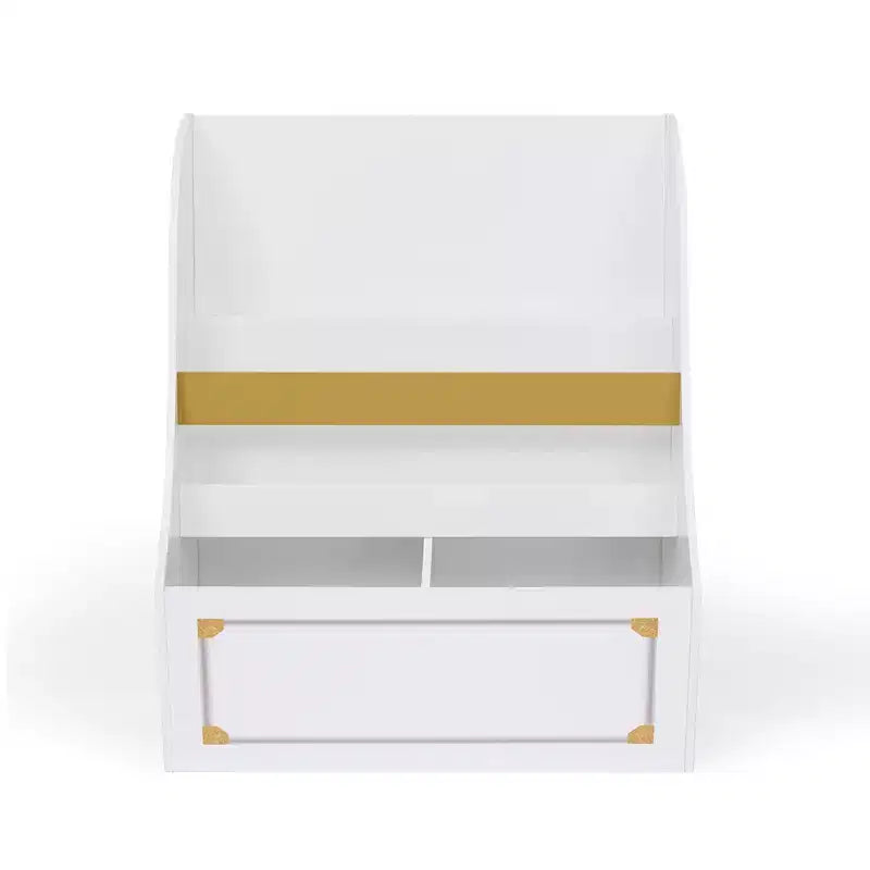 Libreria per bambini in legno con contenitori portaoggetti